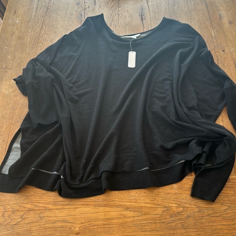 Charming Charlie Poncho Style Shirt